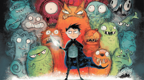 Animated cover art for He Who Fights With Monsters — Young Adventurer Edition, Book One
